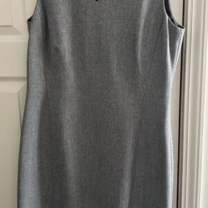 Sheath style Gray Professional Dress from Macys